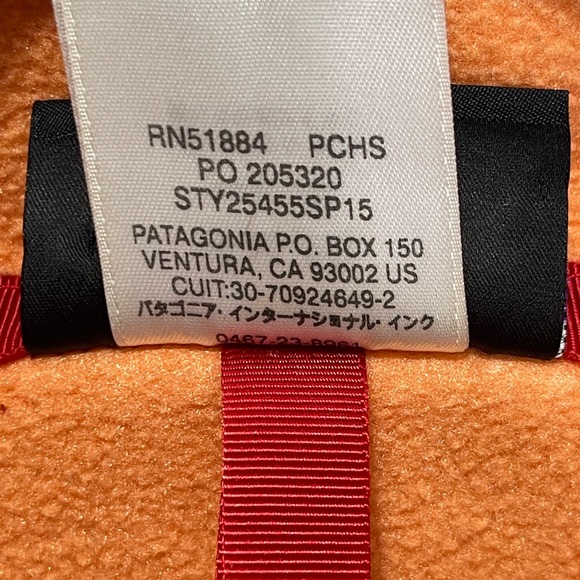 Patagonia Lightweight Synchilla Snap-T Pullover Orange Sherbet Size XL Gorpcore - Picture 7 of 7